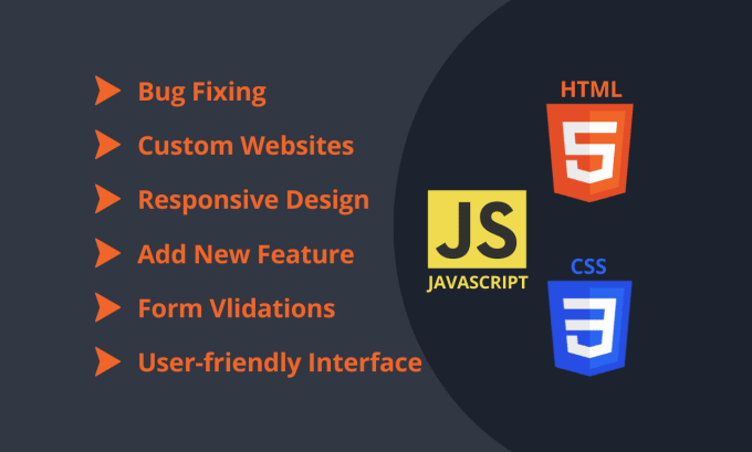 Code html, css, javascript, and bootstrap for your websites by ... image.