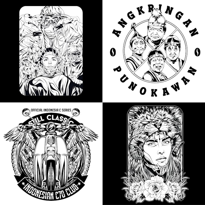 do line art tracing vector trace and redraw your logo, sketch or image