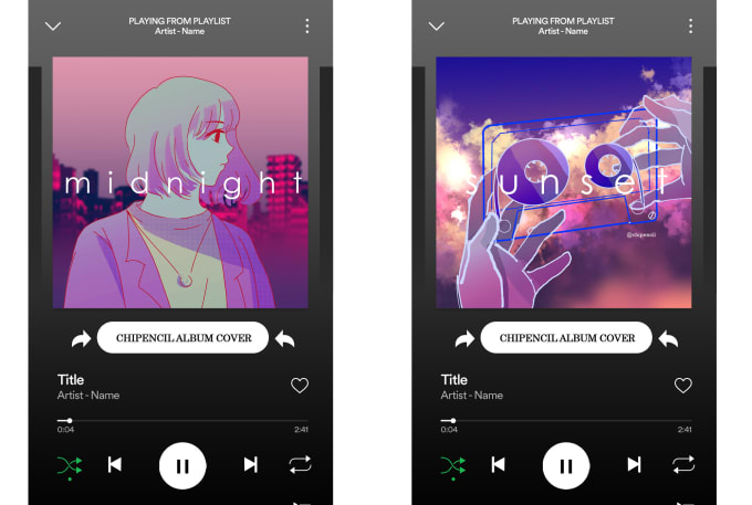Hire a freelancer to draw lofi illustration for spotify cover