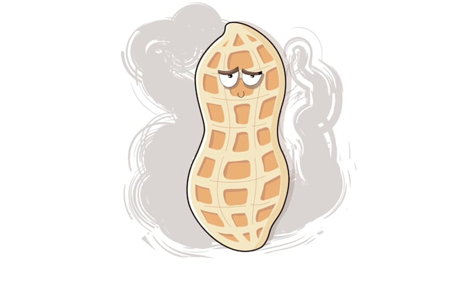 draw cute, kawaii, doodle food for merch and sticker