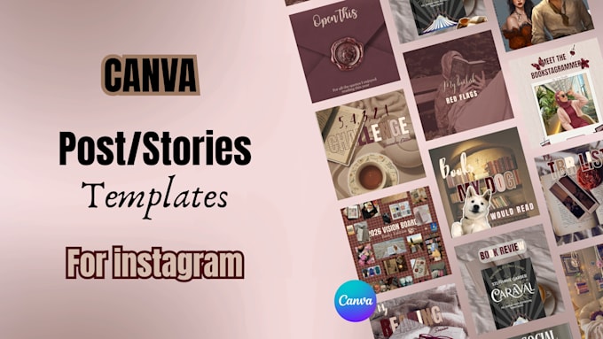 design post and story templates for instagram