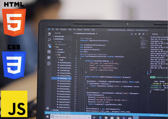Develop front end using html, css and javascript by Ibrahimdev97 | Fiverr