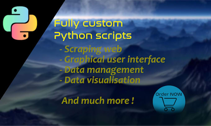 Create custom python script,program for you by Quee00 | Fiverr