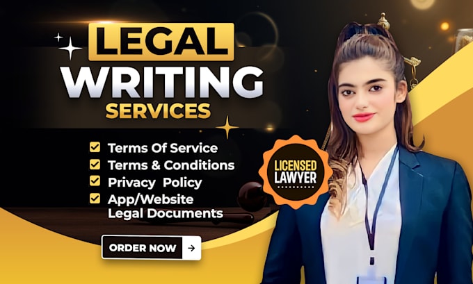 write terms and conditions, terms of service, privacy policy, cookies policy