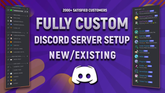 Setup best custom discord server by Adeebshafi1 | Fiverr