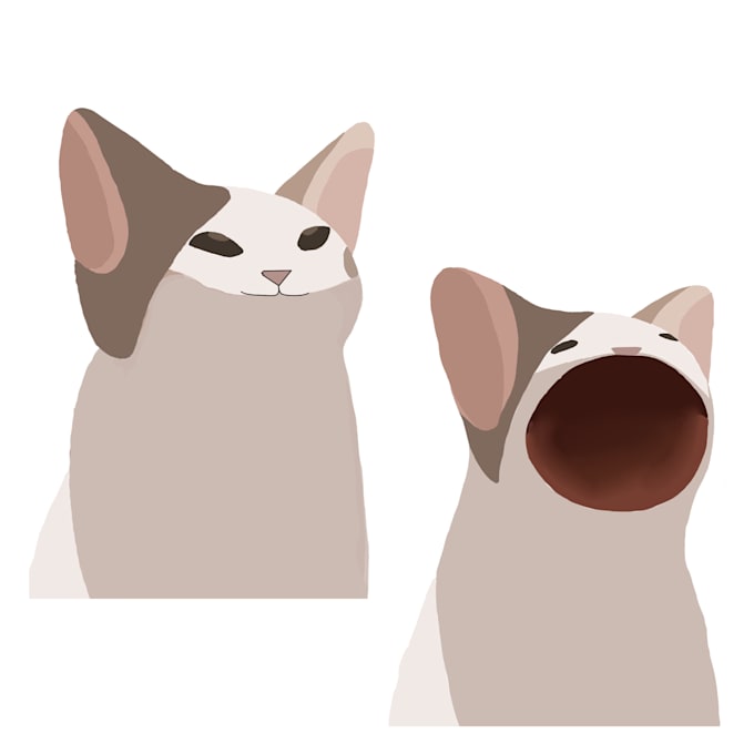 Draw a cat meme of your choice very badly by Dieprankerin Fiverr