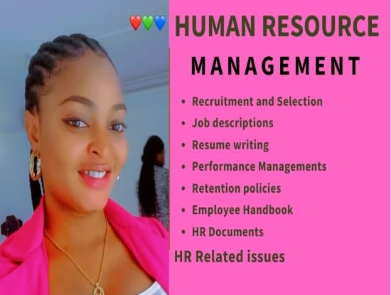 Hire a freelancer to be your human resource HR consultant and manager