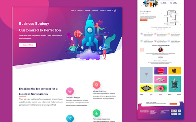Design creative and attractive web pages by Dharmikgajera7 | Fiverr