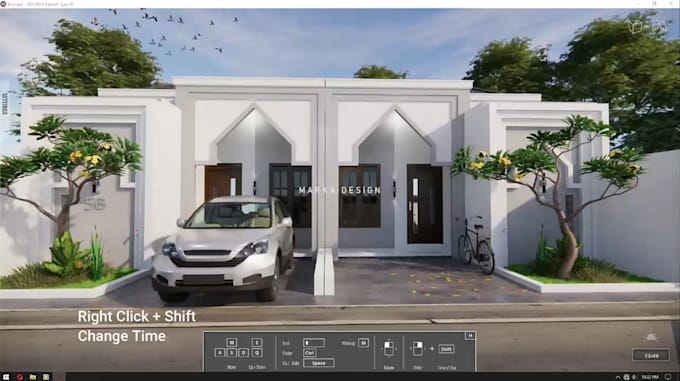 build standalone 3d rendering file