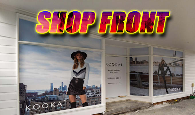 design unique fabulous shop front for you
