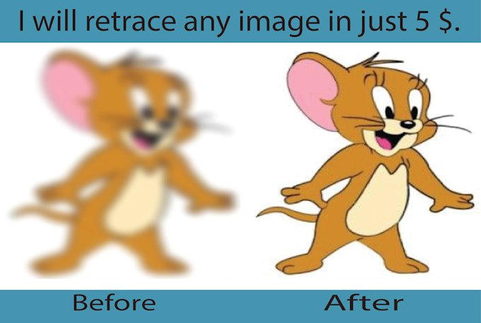 professionally retrace your image