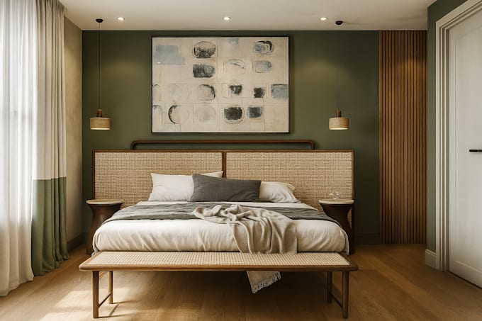create realistic interior design rendering