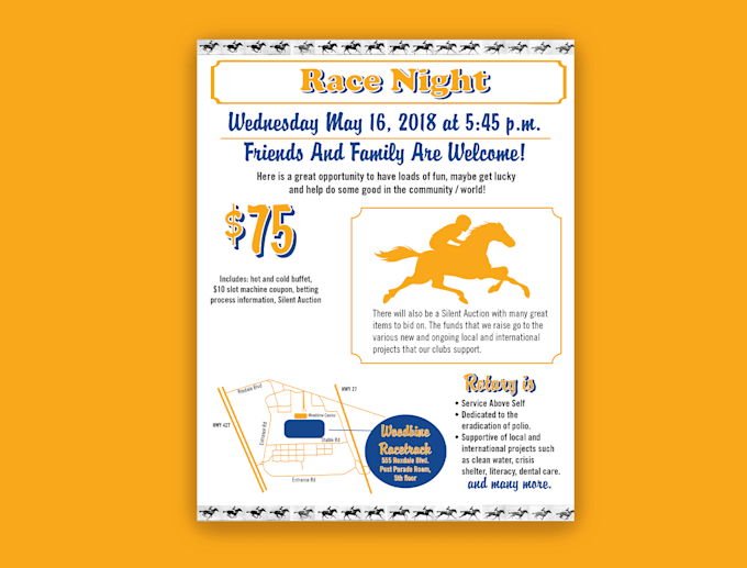 design a dazzling and daring flyer design