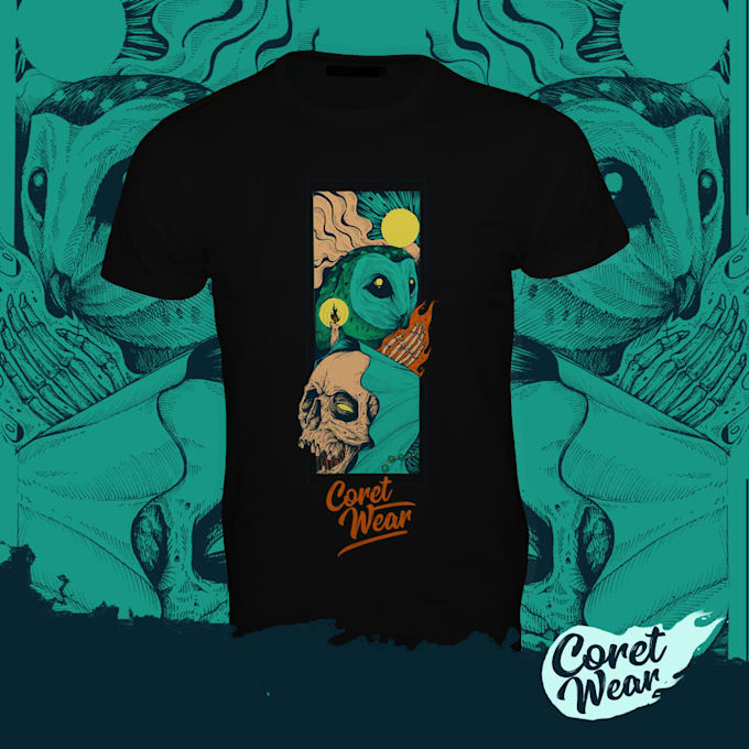 create custom and colorfull tshirt design