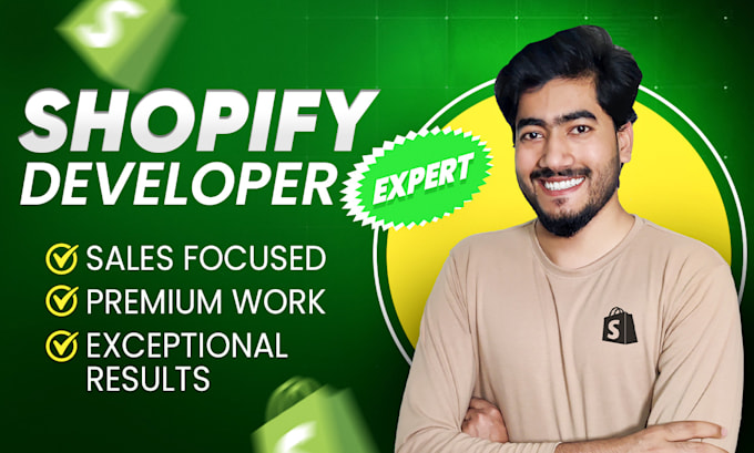 be your shopify liquid developer and customize your shopify store