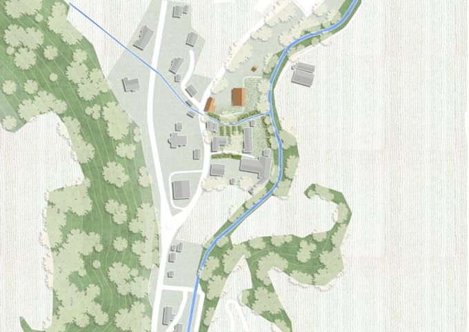color render architectural site plan and master plan