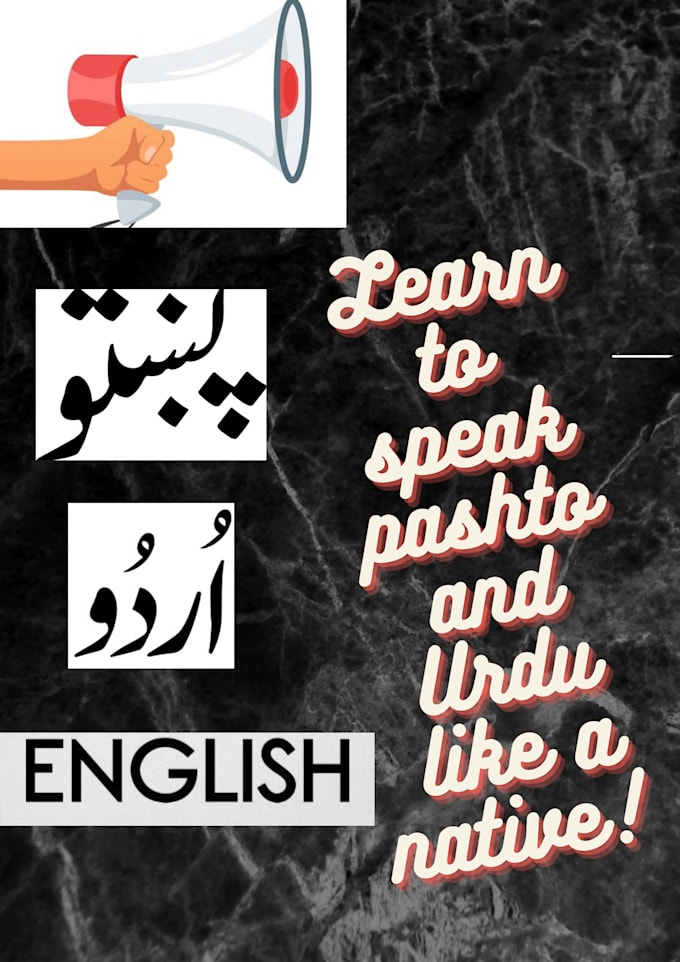 be your urdu,pashto,english language tutor