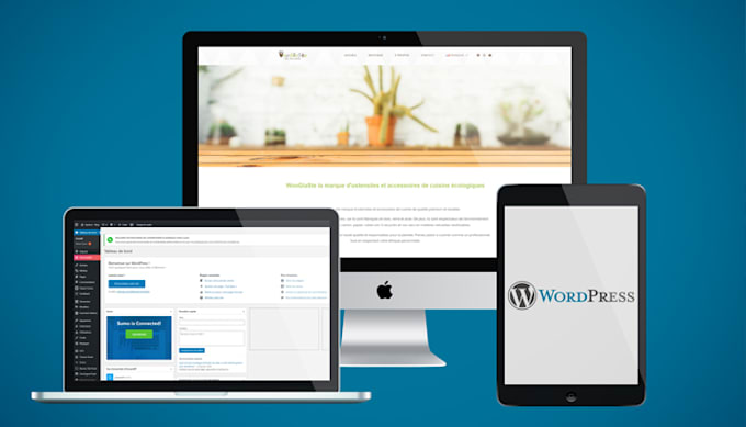 create or design your wordpress website, portfolio, blog site, eco site