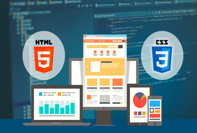 Create responsive websites in html css javascript by Jackop12 | Fiverr