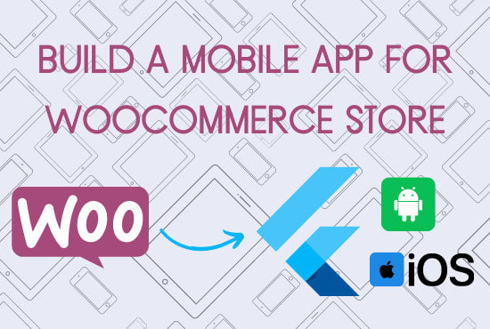 build a mobile app for woocommerce store