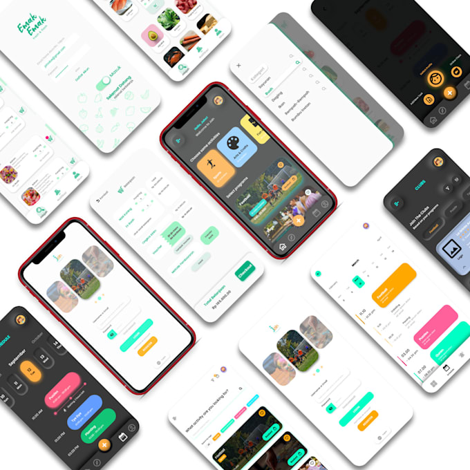 Design ui ux with user friendly, fast, aesthetic mobile app by Alee ...