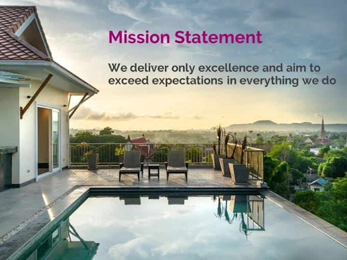 minimalist and creative investor pitch deck