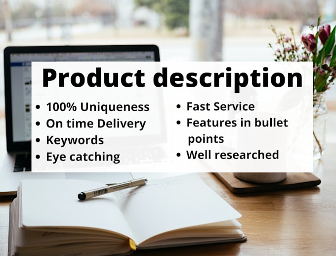 Write eye catching product descriptions for your store by Marinaene Fiverr