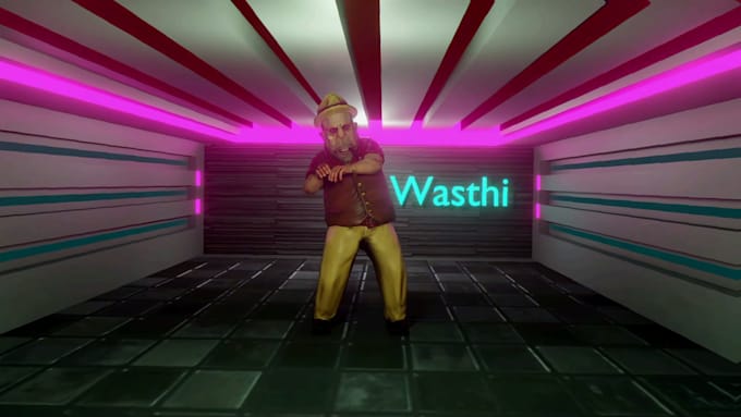 create 3d animated music dance video for your music