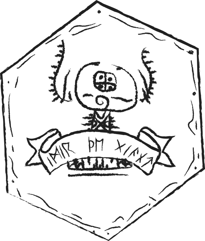 Translate text to old norse viking runes and design an art by Karrddy Fiverr