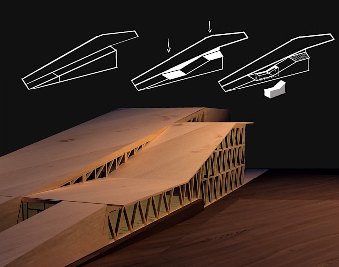 create architectural illustrations and presentation board