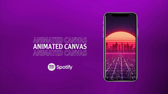 create animation spotify canvas in 1h