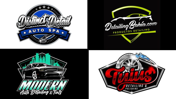 Design a quick car detailing auto care and wrap logo by Gooddot_designs | Fiverr