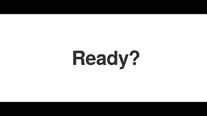 create stomp typography video opener ad for your brand