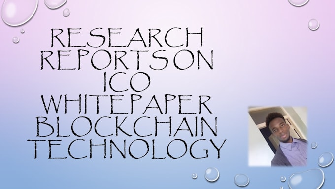 do research ico whitepaper and blockchain technology tasks