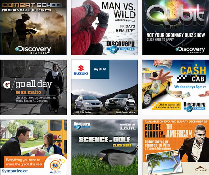 design banners, rollup banner and posters