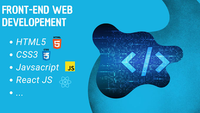 Be your front end developer html, css, js, react, fetch api by ...