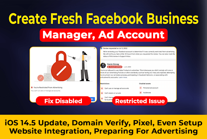 create fresh facebook business manager and ads account