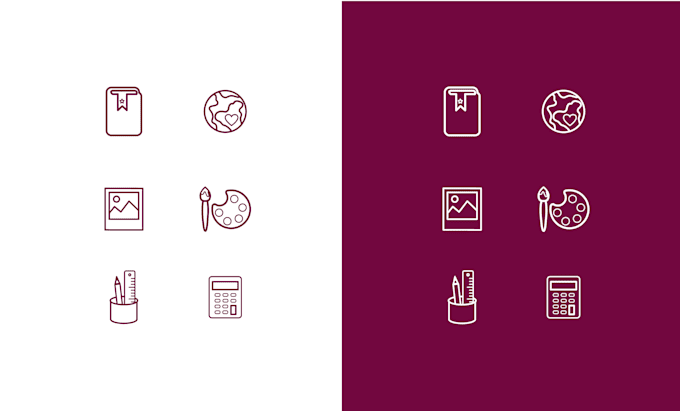 design modern illustration icon set
