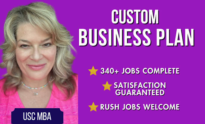 create your custom business plan including a full feasibility analysis