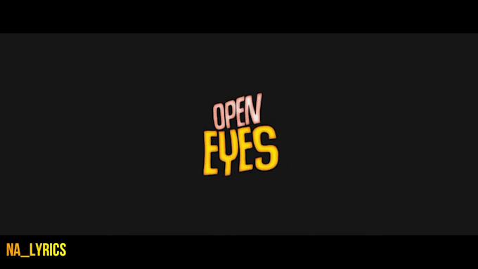 make an animated lyric video