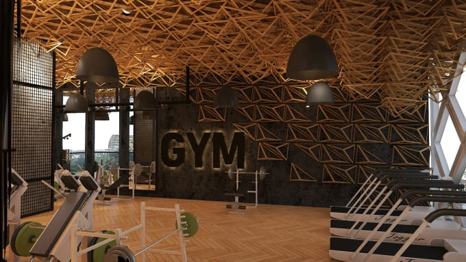 design gym interior,fitness,sports, 3d visualizations