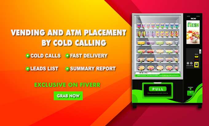 place your vending or atm machines by cold calling