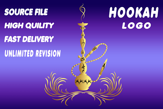 design a professional hookah logo design
