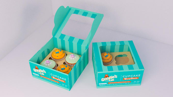 do product packaging box design with 3d mockup
