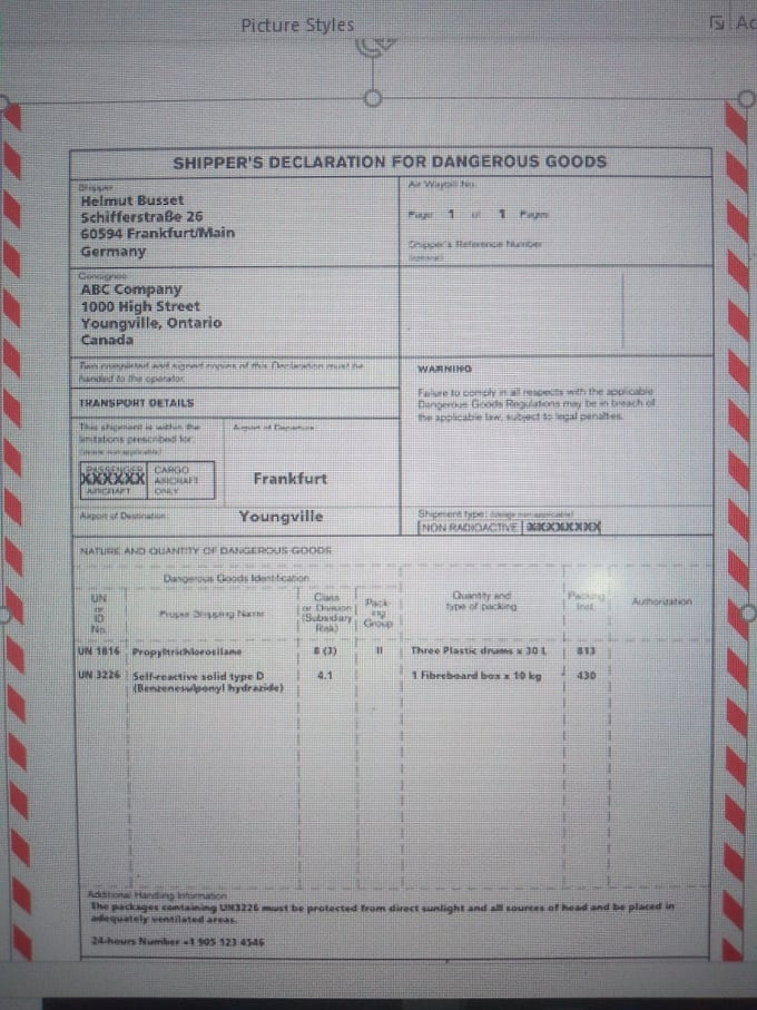 Prepare documentation for dangerous goods transport by Serharhadje Fiverr