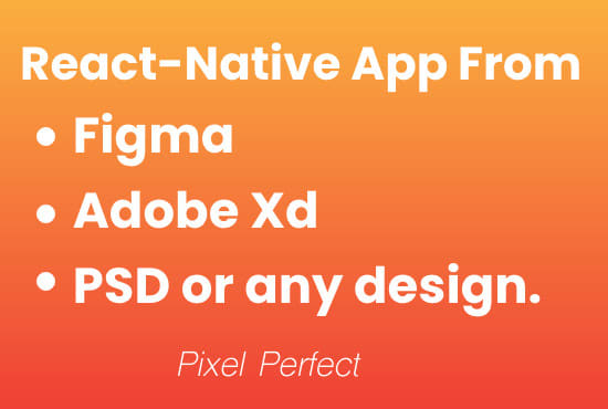 convert your design to react native code