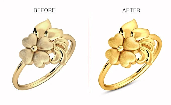 do high quality jewelry watch diamond stone retouch