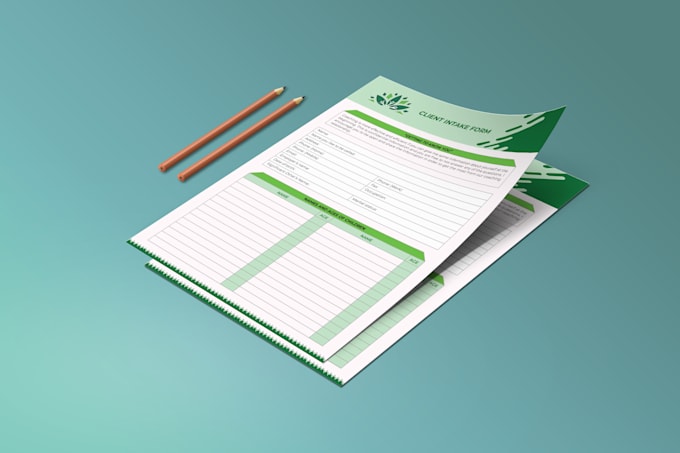 design your client intake form