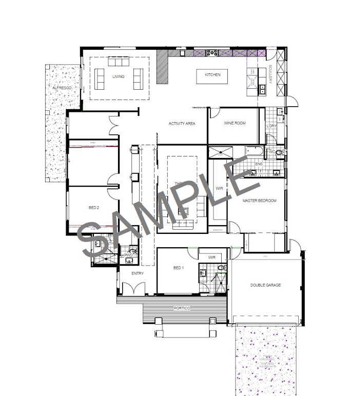 floor plan and elevations