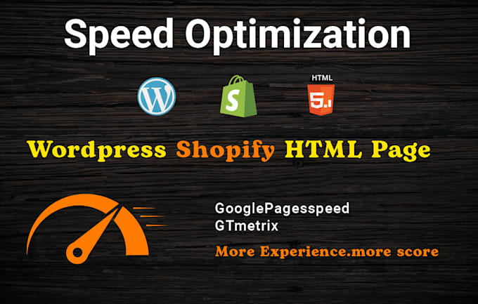 speed up wordpress shopify website and html page with google page speed gtmetrix